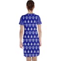 Indigo Spatula Spoon Pattern Short Sleeve Nightdresses View2