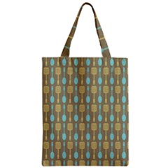 Spatula Spoon Pattern Zipper Classic Tote Bags by GardenOfOphir