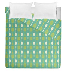 Spatula Spoon Pattern Duvet Cover (full/queen Size) by GardenOfOphir