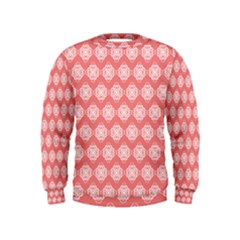 Abstract Knot Geometric Tile Pattern Boys  Sweatshirts by GardenOfOphir