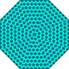 Abstract Knot Geometric Tile Pattern Golf Umbrellas by GardenOfOphir