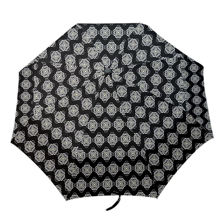 Abstract Knot Geometric Tile Pattern Folding Umbrellas