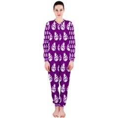 Ladybug Vector Geometric Tile Pattern Onepiece Jumpsuit (ladies)  by GardenOfOphir