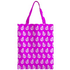 Ladybug Vector Geometric Tile Pattern Zipper Classic Tote Bags by GardenOfOphir