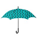 Ladybug Vector Geometric Tile Pattern Hook Handle Umbrellas (Small) View3