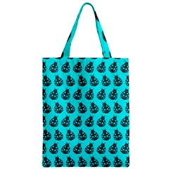 Ladybug Vector Geometric Tile Pattern Zipper Classic Tote Bags