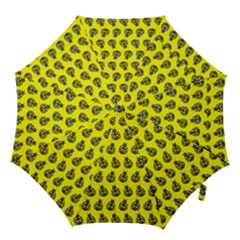 Ladybug Vector Geometric Tile Pattern Hook Handle Umbrellas (Large)
