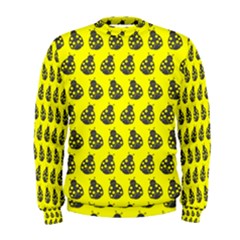 Ladybug Vector Geometric Tile Pattern Men s Sweatshirts