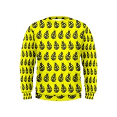 Ladybug Vector Geometric Tile Pattern Boys  Sweatshirts
