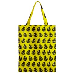 Ladybug Vector Geometric Tile Pattern Zipper Classic Tote Bags