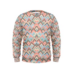 Trendy Chic Modern Chevron Pattern Boys  Sweatshirts