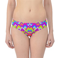 Colorful Trendy Chic Modern Chevron Pattern Hipster Bikini Bottoms by GardenOfOphir