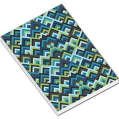 Trendy Chic Modern Chevron Pattern Large Memo Pads by GardenOfOphir