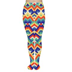 Trendy Chic Modern Chevron Pattern Women s Tights by GardenOfOphir