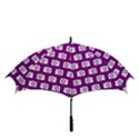 Modern Chic Vector Camera Illustration Pattern Golf Umbrellas View3