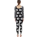 Modern Chic Vector Camera Illustration Pattern Long Sleeve Catsuit View2