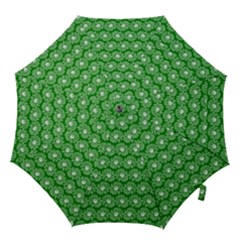 Gerbera Daisy Vector Tile Pattern Hook Handle Umbrellas (large) by GardenOfOphir