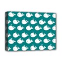 Cute Whale Illustration Pattern Deluxe Canvas 16  x 12   View1