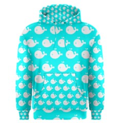 Cute Whale Illustration Pattern Men s Pullover Hoodies by GardenOfOphir