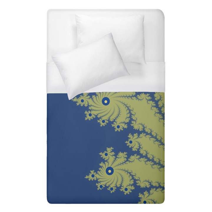Blue and Green Design Duvet Cover Single Side (Single Size)
