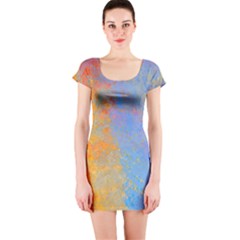 Hot And Cold Short Sleeve Bodycon Dresses by digitaldivadesigns