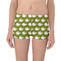 Cute Whale Illustration Pattern Boyleg Bikini Bottoms View1