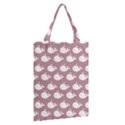 Cute Whale Illustration Pattern Classic Tote Bags View2