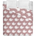 Cute Whale Illustration Pattern Duvet Cover (Double Size) View1