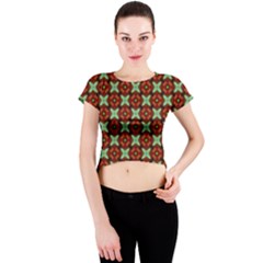 Cute Pattern Gifts Crew Neck Crop Top