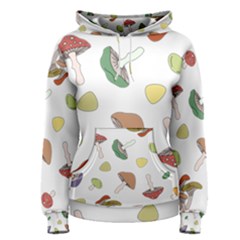 Mushrooms Pattern 02 Women s Pullover Hoodies by Famous