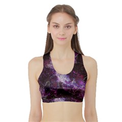 Space Like No.1 Women s Sports Bra with Border