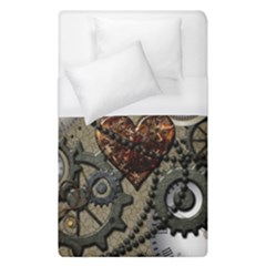 Steampunk With Heart Duvet Cover Single Side (Single Size)