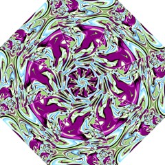 Purple, Green, And Blue Abstract Golf Umbrellas by digitaldivadesigns