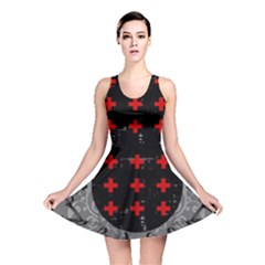 Occult Theme #2 Reversible Skater Dresses by Lab80