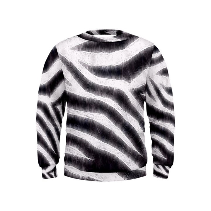 Zebra Print Abstract  Boys  Sweatshirts