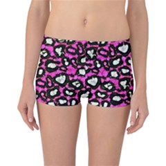 Pink Cheetah Abstract  Reversible Boyleg Bikini Bottoms by OCDesignss