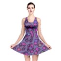 Purple Cheetah Pattern  Reversible Skater Dresses View1