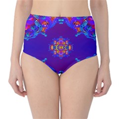 Abstract 2 High-waist Bikini Bottoms by icarusismartdesigns