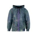 Vintage Floral In Blue Colors Kids Zipper Hoodies View1