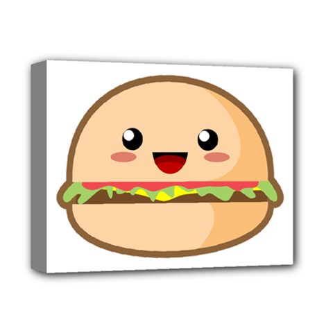 Kawaii Burger Deluxe Canvas 14  X 11 