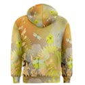 Beautiful Yellow Flowers With Dragonflies Men s Zipper Hoodies View2