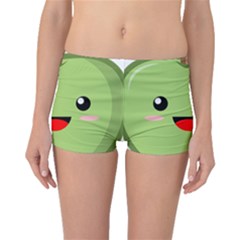 Kawaii Green Apple Boyleg Bikini Bottoms