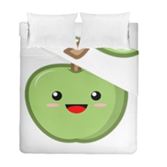 Kawaii Green Apple Duvet Cover (twin Size) by KawaiiKawaii