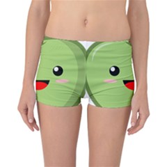 Kawaii Green Apple Reversible Boyleg Bikini Bottoms by KawaiiKawaii