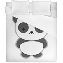 Kawaii Panda Duvet Cover Single Side (double Size)