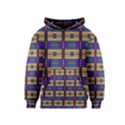 Rectangles and stripes pattern Kid s Pullover Hoodie View1