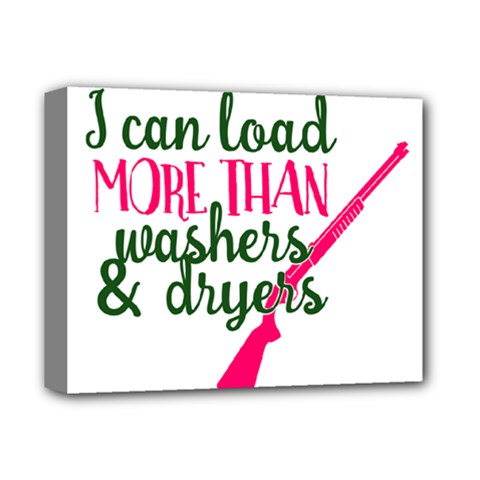 I Can Load More Than Washers And Dryers Deluxe Canvas 14  X 11  by CraftyLittleNodes