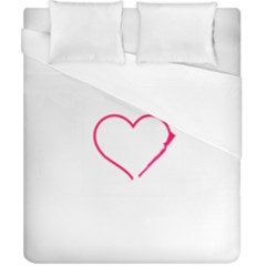 Customizable Shotgun Heart Duvet Cover Single Side (double Size) by CraftyLittleNodes