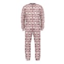 Light Pink And White Owl Pattern OnePiece Jumpsuit (Kids) View1