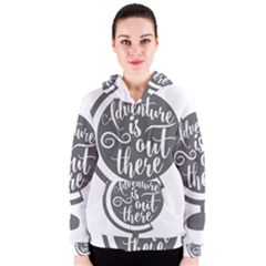 Adventure Is Out There Women s Zipper Hoodies